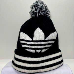 Adidas Trefoil Vintage Winter Hat with Pom